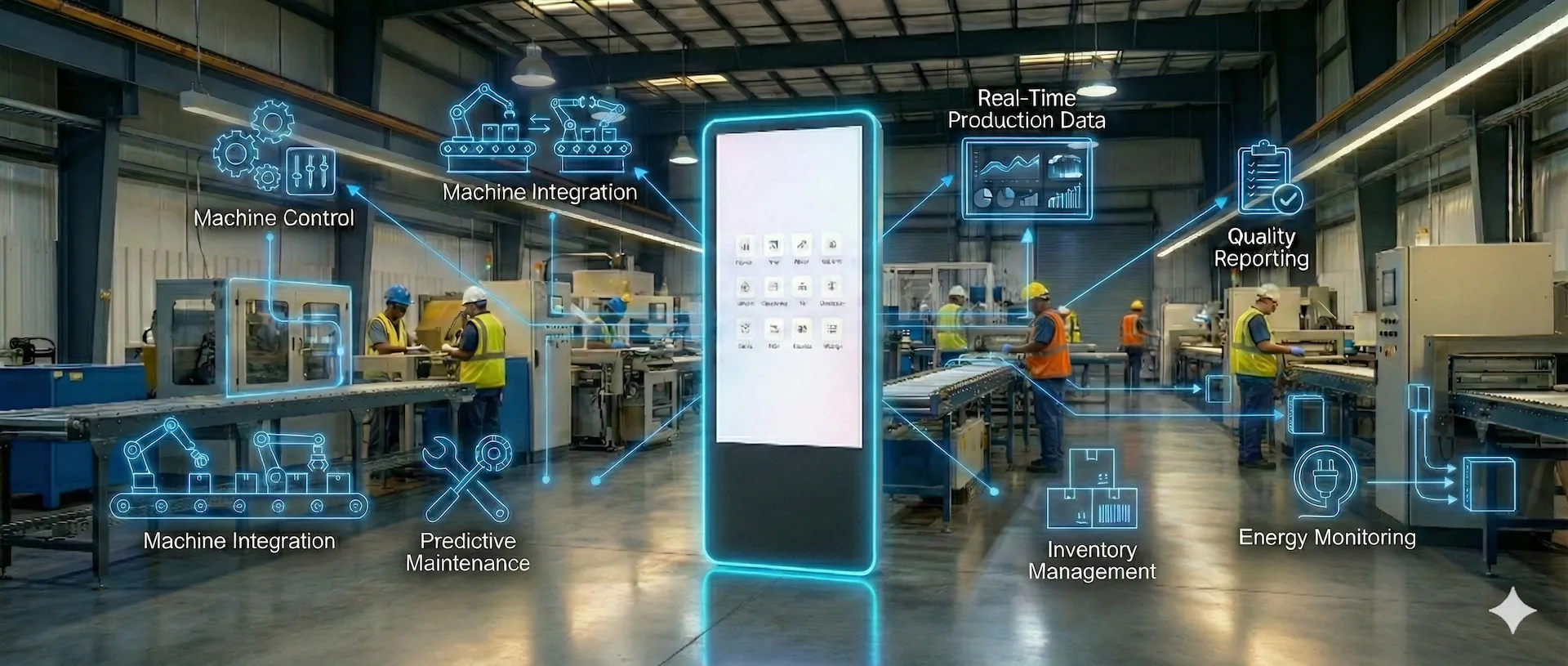 Mutexer manufacturing dashboard with real-time OEE tracking, production analytics, and quality control metrics